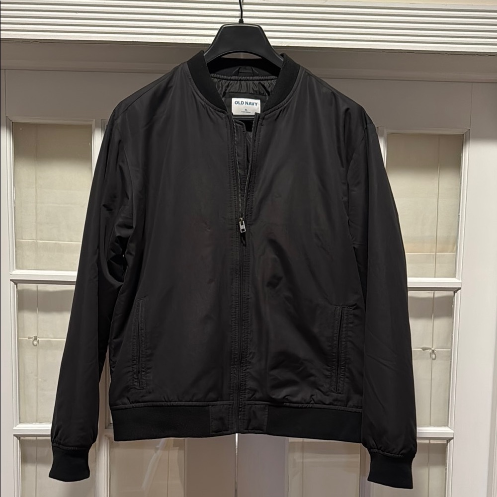 Old Navy Black Bomber Jacket